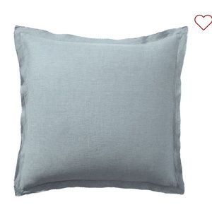 Pottery Barn Belgian Linen Double Flange Euro Shams.  Qty 2